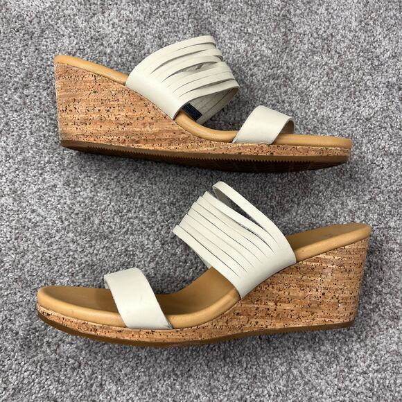 Teva Arabelle Leather slide wedges women's 11 - Picture 6 of 9